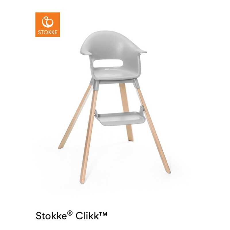 Stokke Clikk Cloud Grey con cuscino omaggio Multicircles