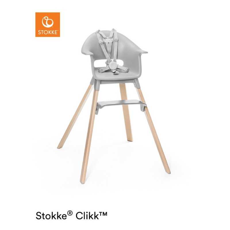 Stokke Clikk Cloud Grey con cuscino omaggio Nordic Grey