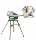 Stokke Clikk Clover Green con cuscino omaggio Multicircles