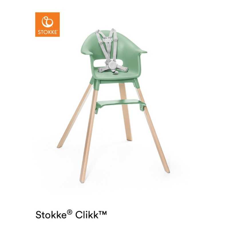 Stokke Clikk Clover Green con cuscino omaggio Multicircles