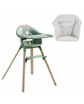 Stokke Clikk Clover Green con cuscino omaggio Nordic Grey
