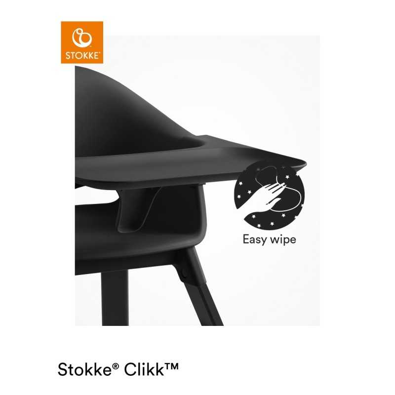 Stokke Seggiolone Pappa Clikk Midnight Black