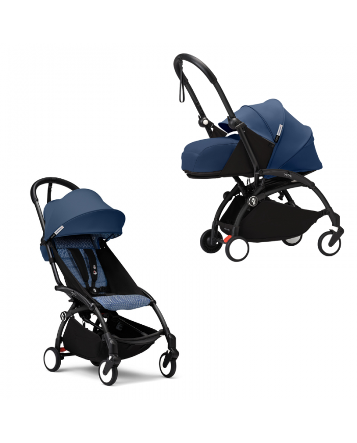 Stokke Duo Yoyo³ Kit 0+ e 6+ Black/Air France