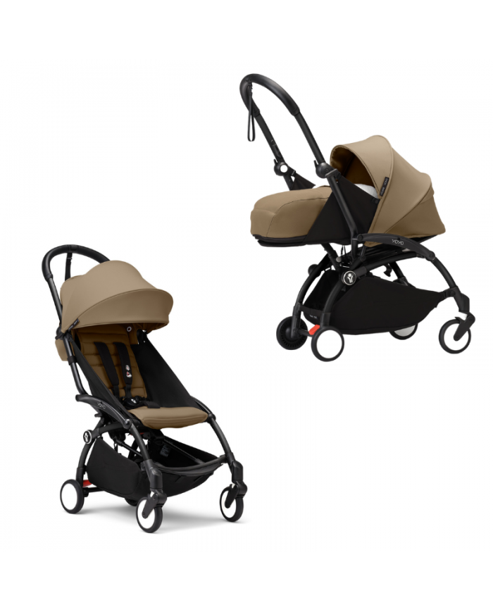 Stokke Duo Yoyo³ Kit 0+ e 6+ Black/Toffee