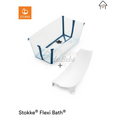 Stokke Flexi Bath Transparent Blue + Supporto per Neonato omaggio