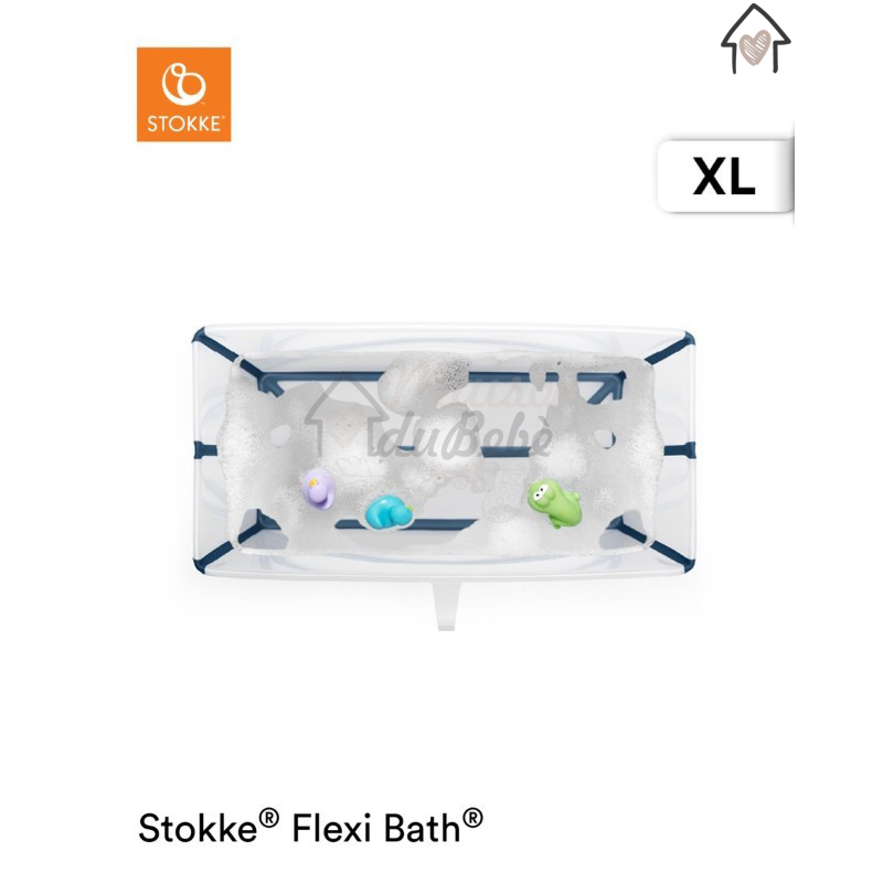 Stokke Flexi Bath X-Large Transparent Blue