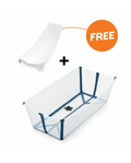 Stokke Flexi Bath X-Large Transparent Blue con supporto omaggio