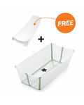 Stokke Flexi Bath X-Large Transparent Green con supporto