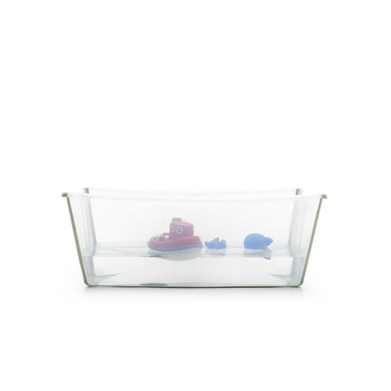 Stokke Flexi Bath X-Large Transparent Green con supporto