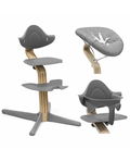 Stokke Promo Sedia Nomi Oak Grey Con Newborn e Babyset in Omaggio