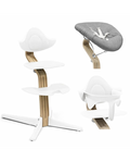Stokke Promo Sedia Nomi Oak White Con Newborn e Babyset in Omaggio