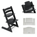 Stokke Promo Tripp Trapp Black con Babyset e cuscino