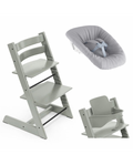 Stokke Promo Tripp Trapp Glacier green con Newborn e Baby set