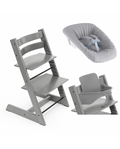 Stokke Promo Tripp Trapp Storm Grey con Newborn e Baby Set