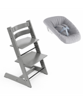 Stokke Promo Tripp Trapp Storm Grey con Newborn