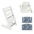 Stokke Promo Tripp Trapp White con Babyset e cuscino