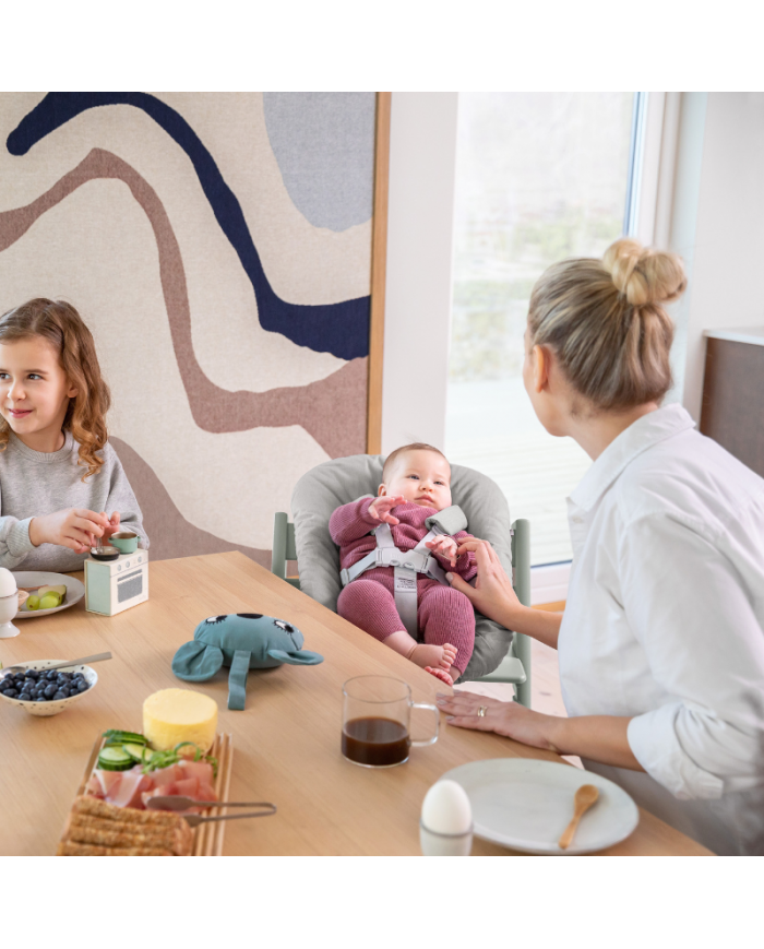Stokke Promo Tripp Trapp Whitewash con Newborn e Baby Set