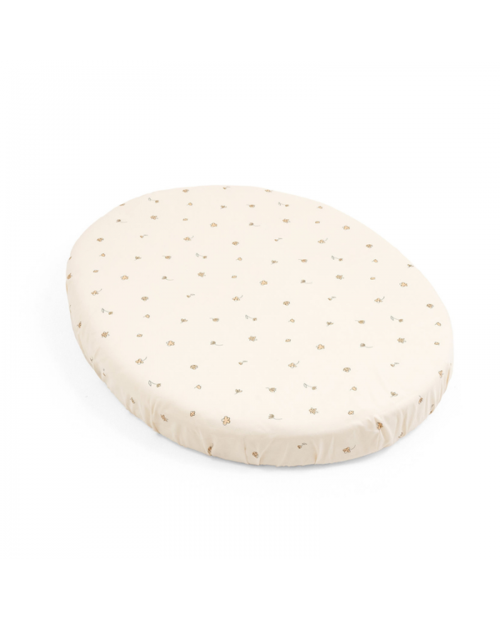 Stokke Sleepi Mini V3 Lenzuolo Sotto Flower Ecru