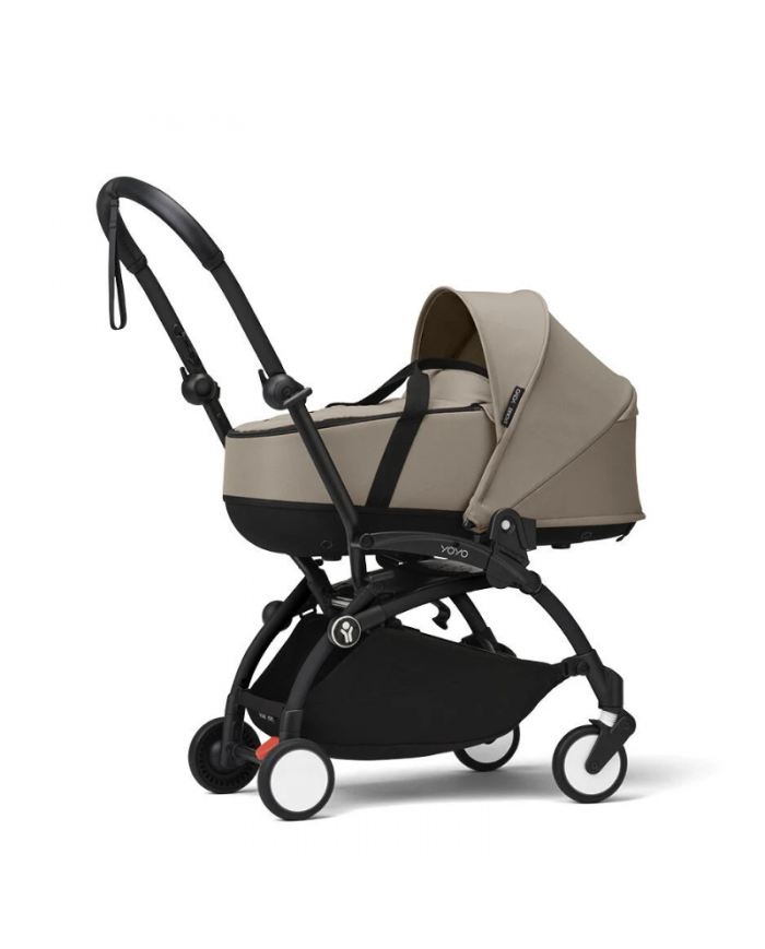 Stokke Yoyo³ con bassinet e rivestimento 6+ Black/Taupe