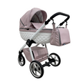 Trio ''CRYSTAL'' By Maison du Bebè col. ROSA Tel.BIANCO