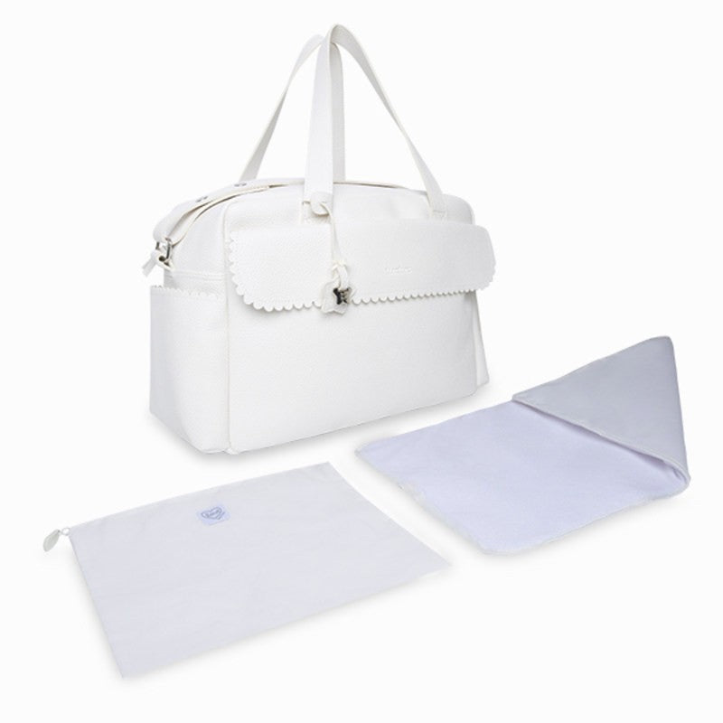 Tuc Tuc BORSA MATERNITÀ FASCIATOIO LOVE BIANCO